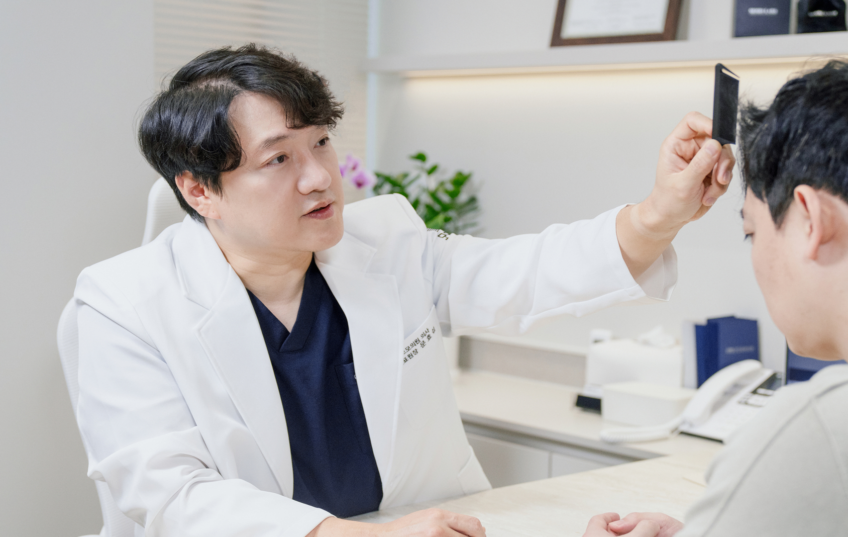 모발이식의 진행과정